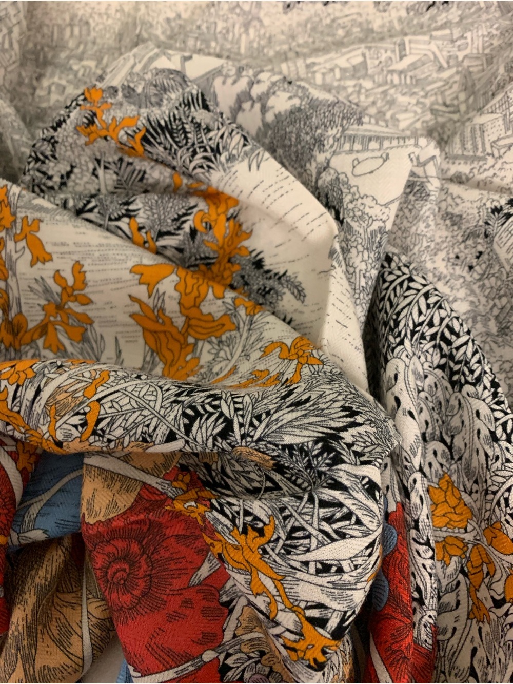 My last piece for la nature cashmere silk 140 scarf shawl - Picture 4 of 4